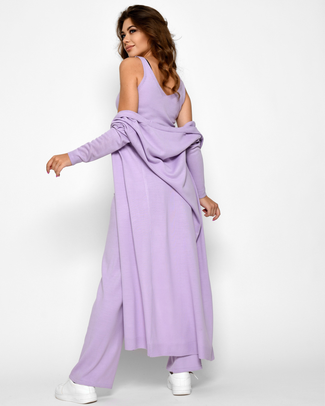 Вязаный костюм-тройка с кардиганом 51240 xp-2505 Вязаный костюм-тройка с кардиганом 51240 xp-2505